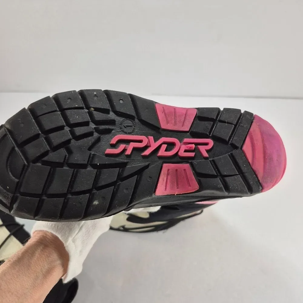 Spyder Insulated Snow Boots with Butterfly Logo, Kids/Youth Size 1 Cozy Retro...